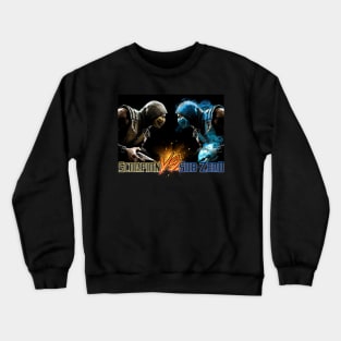 Scorpion vs Sub Zero team Mortal Kombat Pro Kompetition Crewneck Sweatshirt